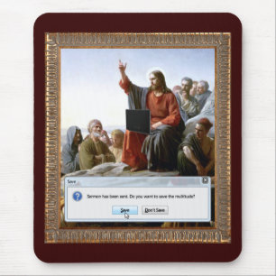Tapis De Souris Cyber Sermon drôle