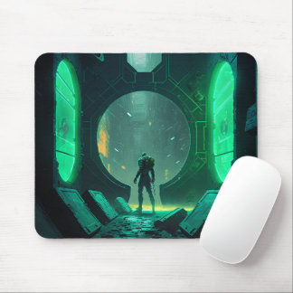 Tapis De Souris Cyberpunk Réalité virtuelle