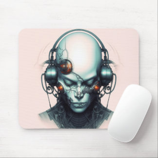 Tapis De Souris Cyborg Cyberpunk Dj