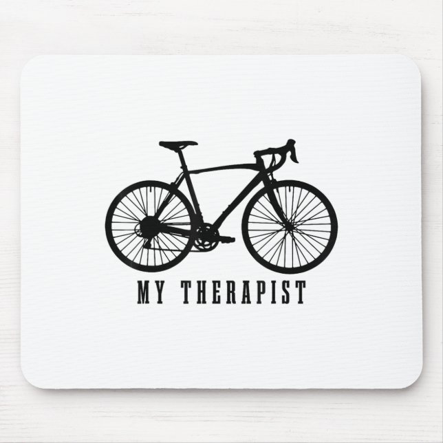 Tapis De Souris Cycling My Therast Funny Road Bike  (Devant)