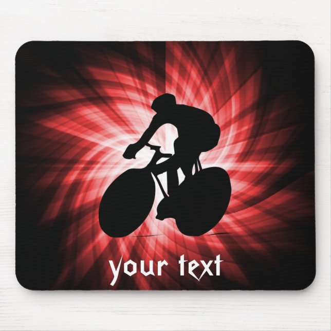 Tapis De Souris Cycling rouge (Devant)