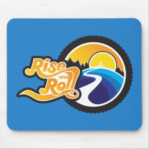 Tapis De Souris cycliste montée et roulée