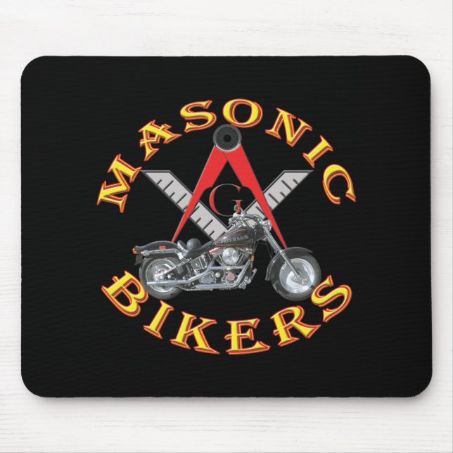 Tapis De Souris Cyclistes maçonniques (Devant)