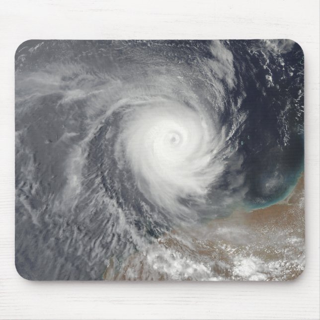 Tapis De Souris Cyclone tropical Billy au large de l'Australie (Devant)