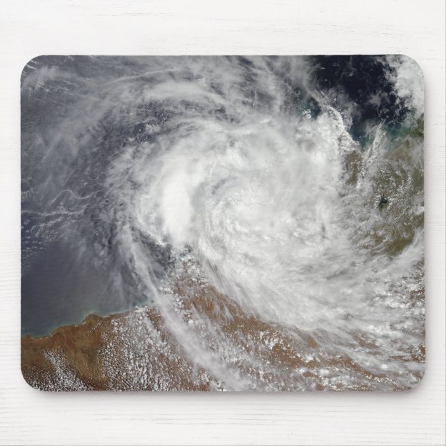 Tapis De Souris Cyclone tropical Billy sur l'Australie (Devant)