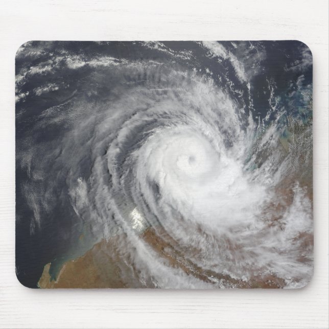 Tapis De Souris Cyclone tropical Billy sur l'Australie 2 (Devant)