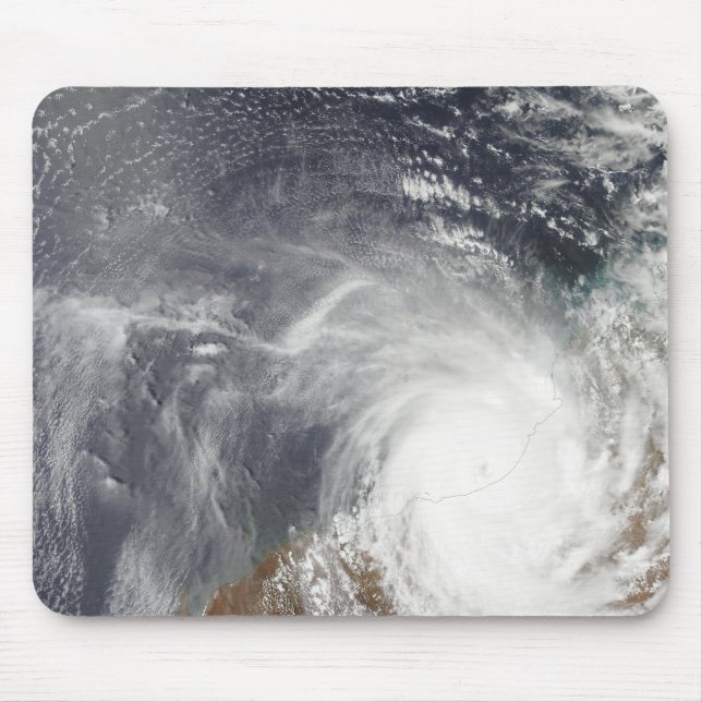 Tapis De Souris Cyclone tropical Laurence sur l'ouest de l'Austral (Devant)