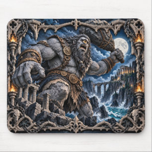 Tapis De Souris Cyclope, Monstre de Papier Découpé