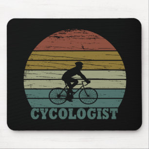 Tapis De Souris Cycologiste drôle dire vélo