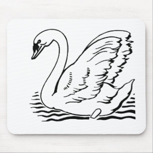 Tapis De Souris Cygne gracieux