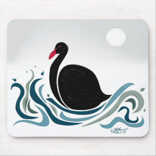 Tapis De Souris Cygne noir