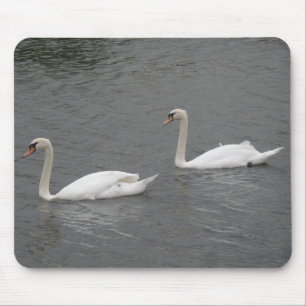 Tapis De Souris Cygnes sur la rivière Mousepad