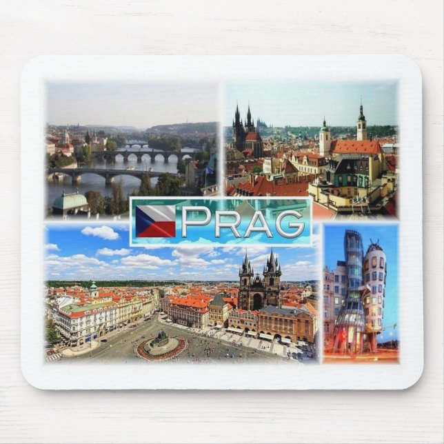 Tapis De Souris CZ République tchèque - Prague - Prag - Praha - Pr (Devant)
