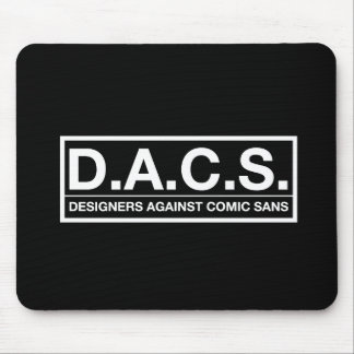 Tapis De Souris D.A.C.S. Concepteurs contre comique sans