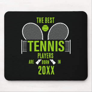 Tapis De Souris D Tennis Année de naissance Nom Anniversaire