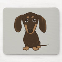 Dachshund au chocolat mou | Cartoon Wiener Dog