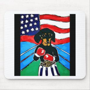 Tapis De Souris Dachshund Boxer