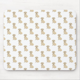Tapis De Souris Dachshund (Lisse, Crème)