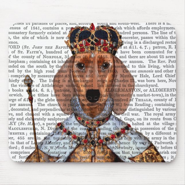 Tapis De Souris Dachshund Queen 2 (Devant)