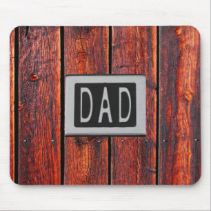 Tapis De Souris DAD Metal Grange Arrière - plan bois