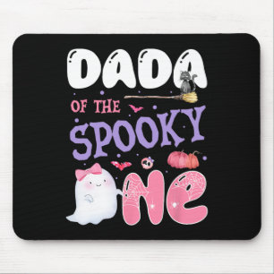 Tapis De Souris Dada Du Éffrayant 1er Anniversaire Halloween rose
