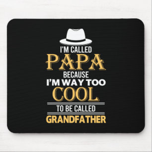 Tapis De Souris Daddy Don À Appeler Grand-Père