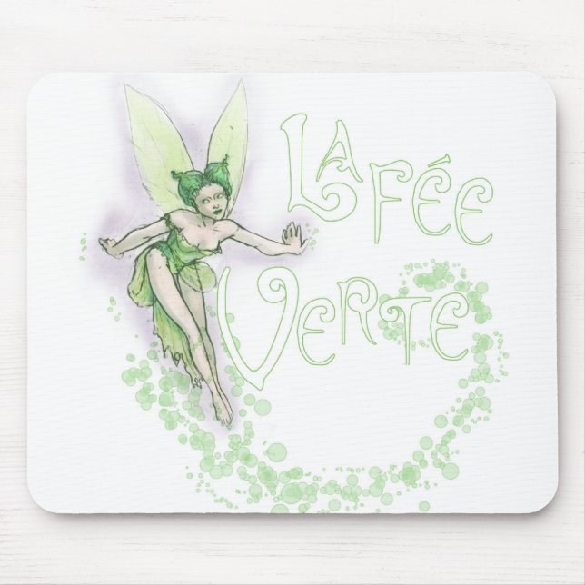 Tapis De Souris Dainty Absinthe La Fee Verte III (Devant)