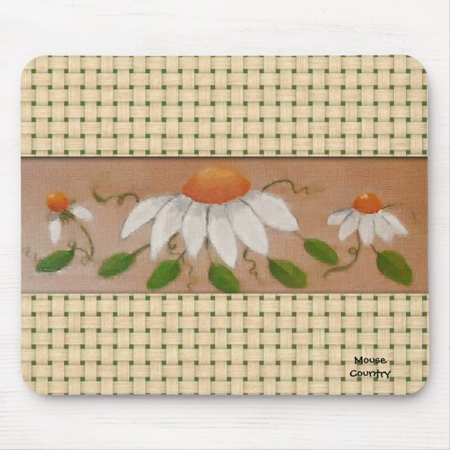 Tapis De Souris Daisies Mousepad (Devant)