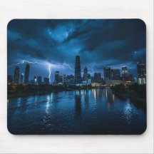 Tapis de souris Dallas Lightning - Bureau urbain T