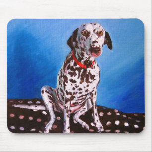 Tapis De Souris Dalmate sur le coussin tacheté 2011