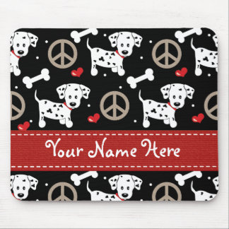 Tapis De Souris Dalmates Mousepad d'amour de paix