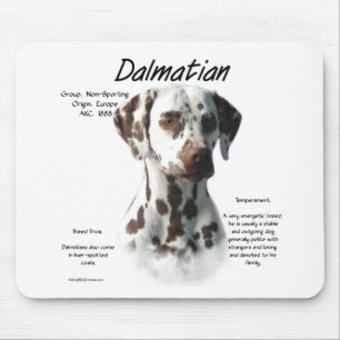 Tapis De Souris Dalmatien (foie) Conception de l'histoire