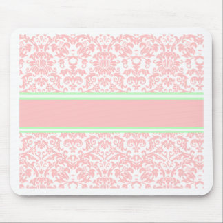 Tapis De Souris Damas rose
