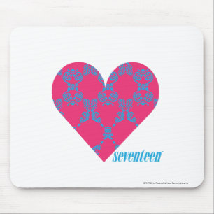 Tapis De Souris Damassé 4 Aqua-Magenta