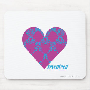 Tapis De Souris Damassé 4 Aqua-Pourpres