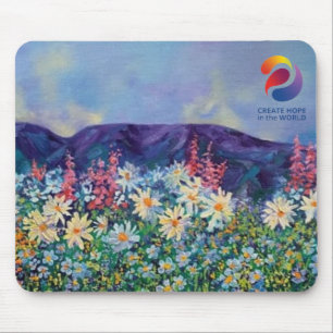 Tapis De Souris dame endormie de l'alaska _rotative Mousepad