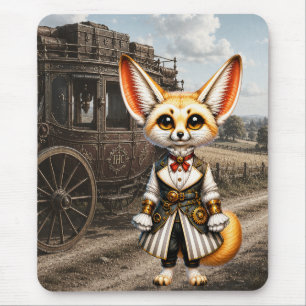 Tapis De Souris Dame Fennec Steampunk & Stagecoach