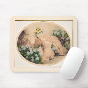 Tapis De Souris Dame rose de Louis Icart