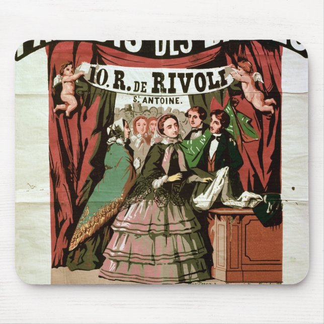 Tapis De Souris Dames de DES de Paradis d'Au de publicité par (Devant)