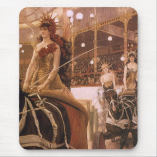 Tapis De Souris Dames des Voitures (alias Cirque) de James Tissot