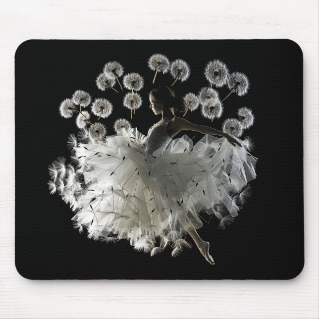 Tapis De Souris Dandelion Ballet Dancer Beauté surréelle #1 (Devant)