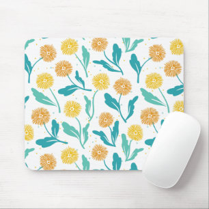 Tapis De Souris Dandelion jaune motif floral - Inspiré par la natu