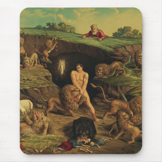 Tapis De Souris Daniel dans le Den des Lions (Devant)