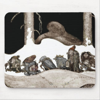 Tapis De Souris Dans la nuit de Noël Tomte-Nisse