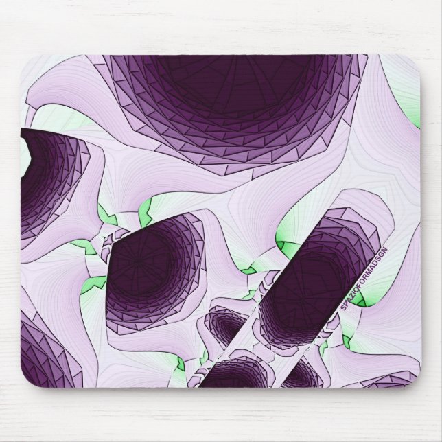 Tapis De Souris Dans l'ombre de la couleur Violet (Devant)