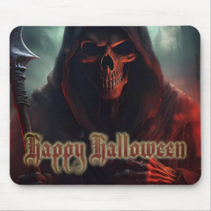 Tapis De Souris Dans l'ombre de la Faucheuse - Halloween