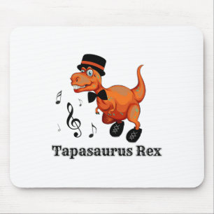 Tapis De Souris Danser Cute Dinosaur Tap Dance Cadeau - Tapasaurus