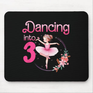 Tapis De Souris Danser dans 3 Ballerina 3e Anniversaire Ballet