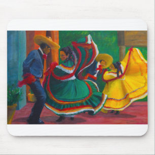 Tapis De Souris Danseur de ballet folklorique mexicain