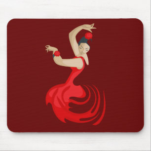 Tapis De Souris Danseur de flamenco tzigane